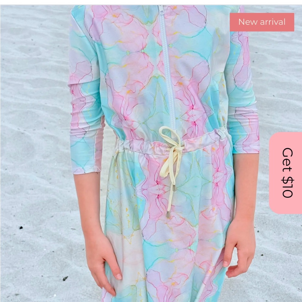 Girls Swim Dress Modest NWT Cover Up - Picture 8 of 8